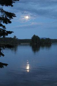 Rangley Lake Summer Moon